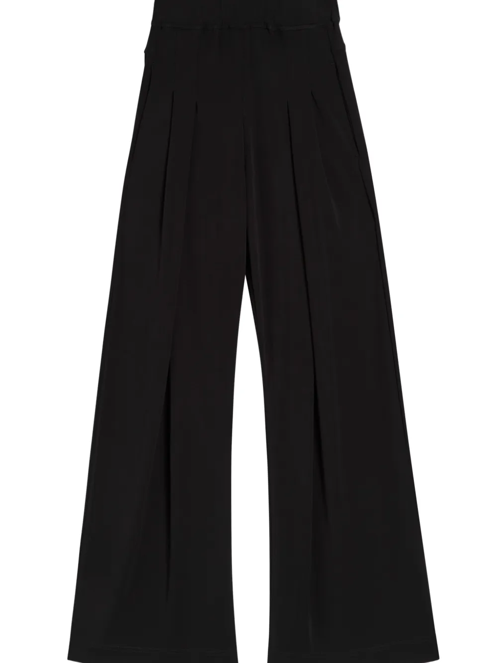 High pleated trousers - Zwart