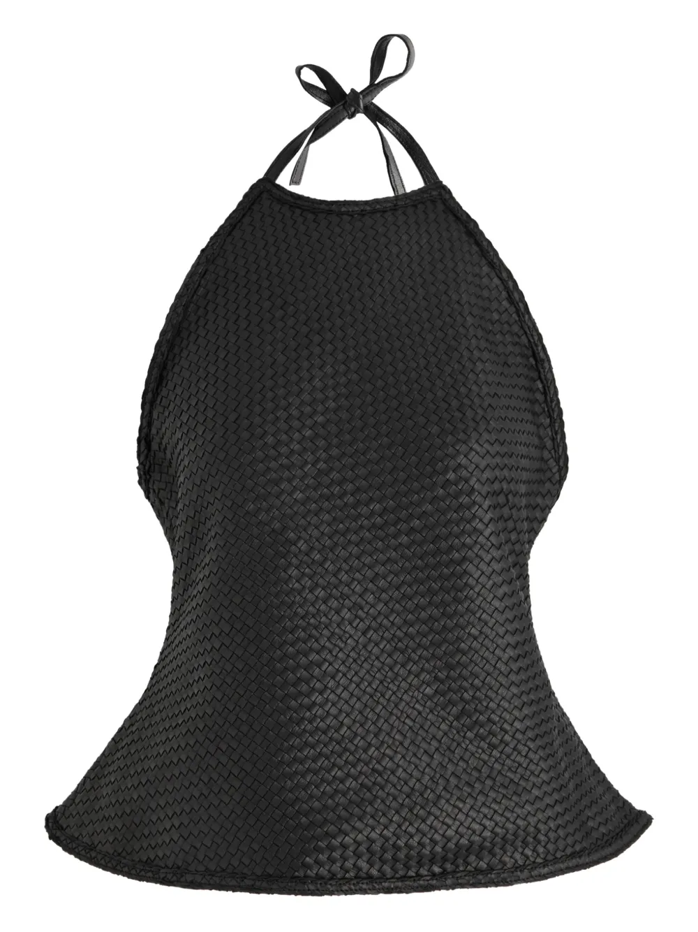 Arma tie-halter top - Nero