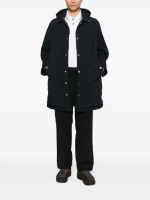 ストーンアイランド 黒 Mサイズ チェスターコート Stone Island（ストーンアイランド）メンズ チェスターコート