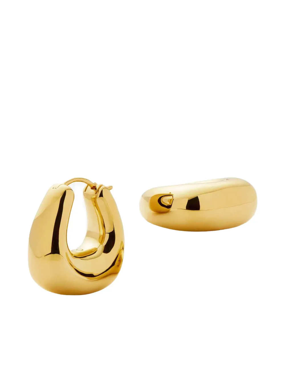 Missoma sculptural-hoop earrings - Oro