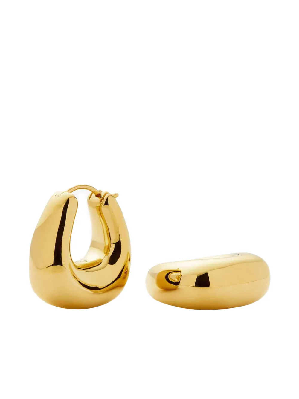 Missoma sculptural-hoop earrings - Goud