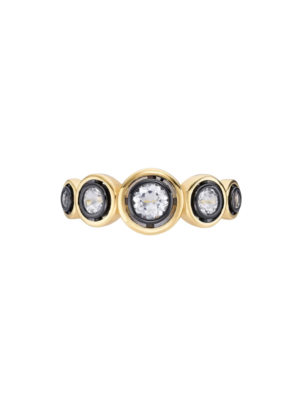 V by Laura Vann Remi round ring - Goud