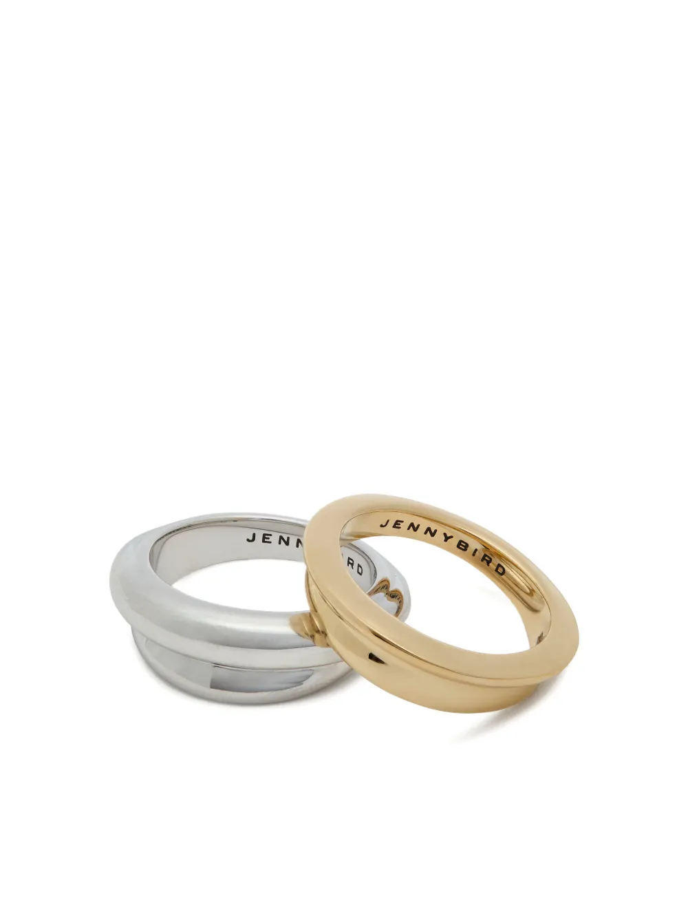 Jenny Bird Lennon two tone ring (set of two) - Silber