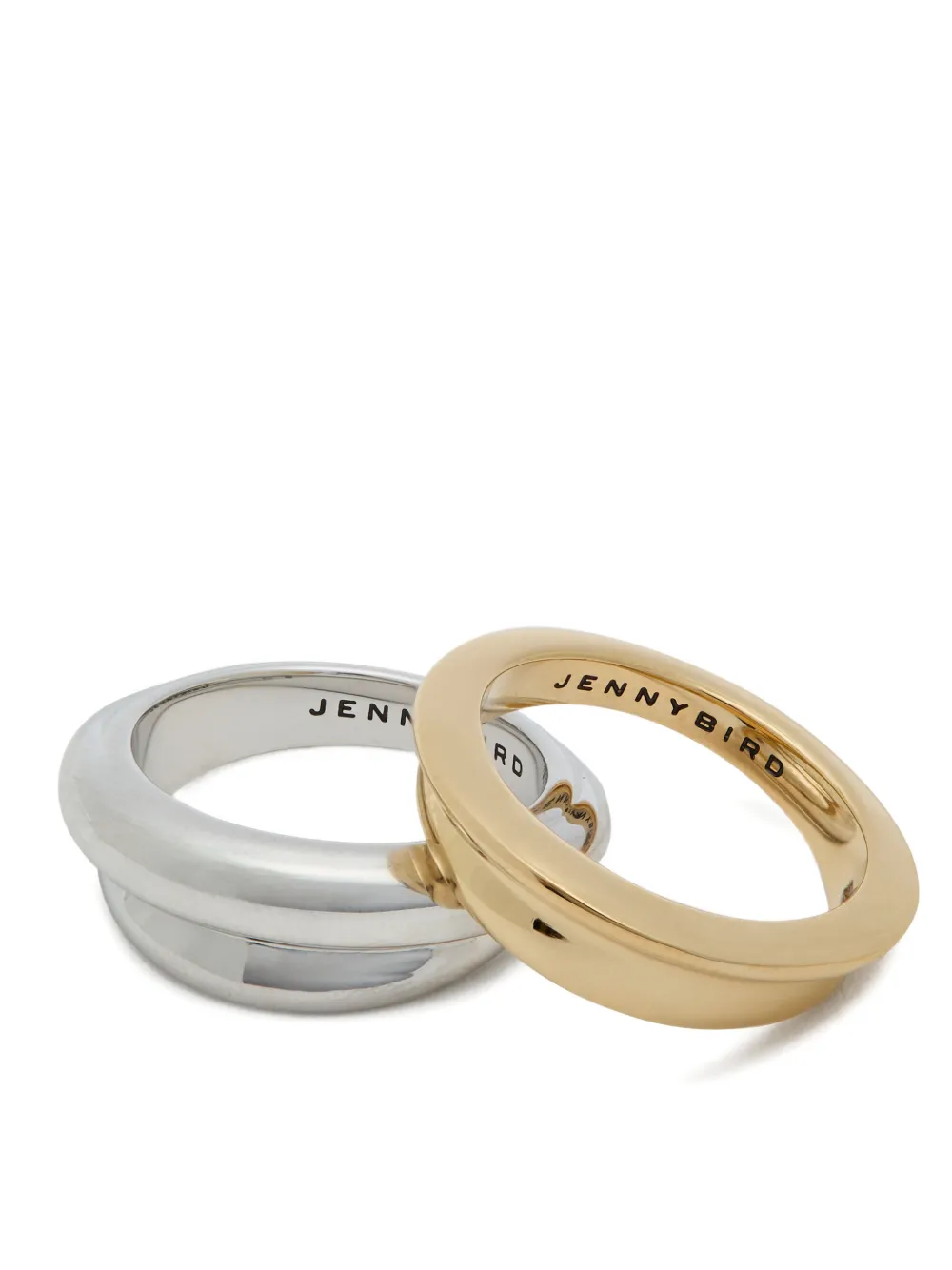 Jenny Bird Lennon two tone ring (set of two) - Zilver
