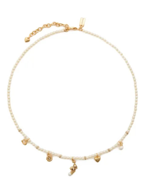 Coach charm necklace