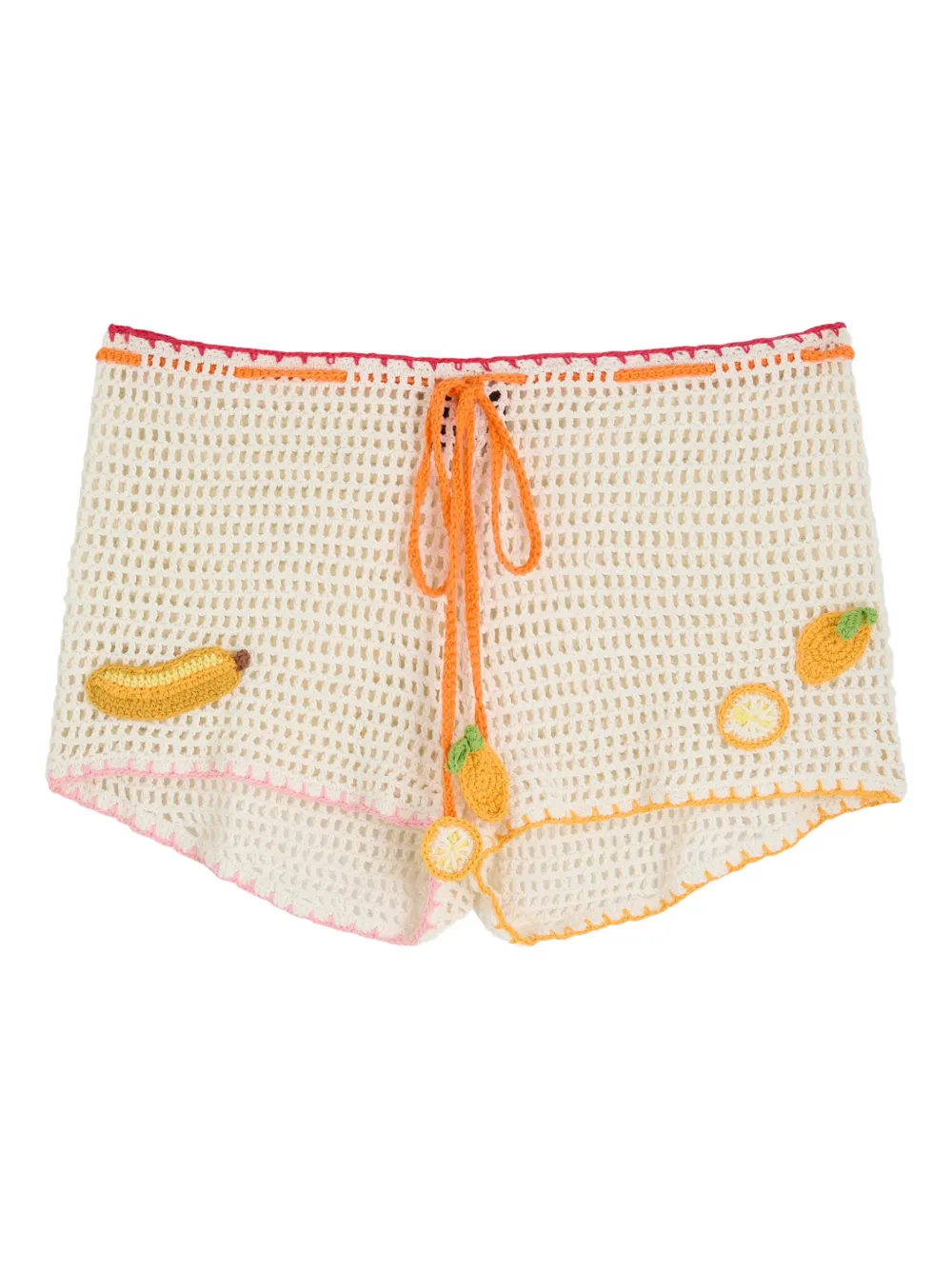Leslie Amon Tutti Frutti shorts - Toni neutri