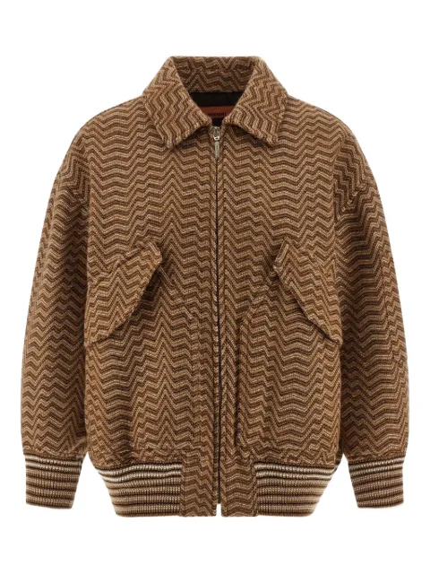 Missoni chevron-pattern bomber jacket