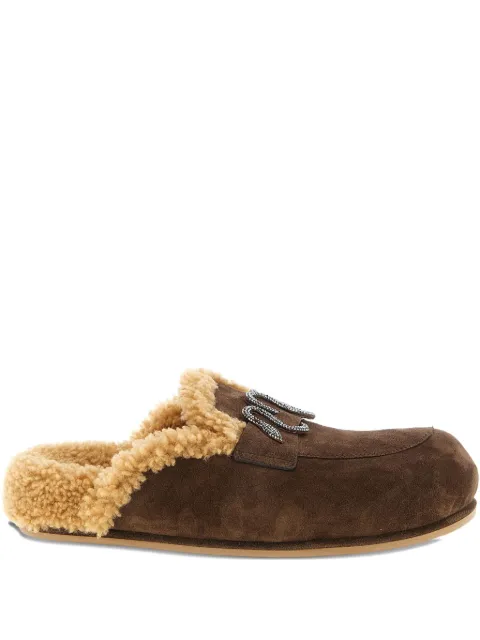 René Caovilla Morgana snake mules