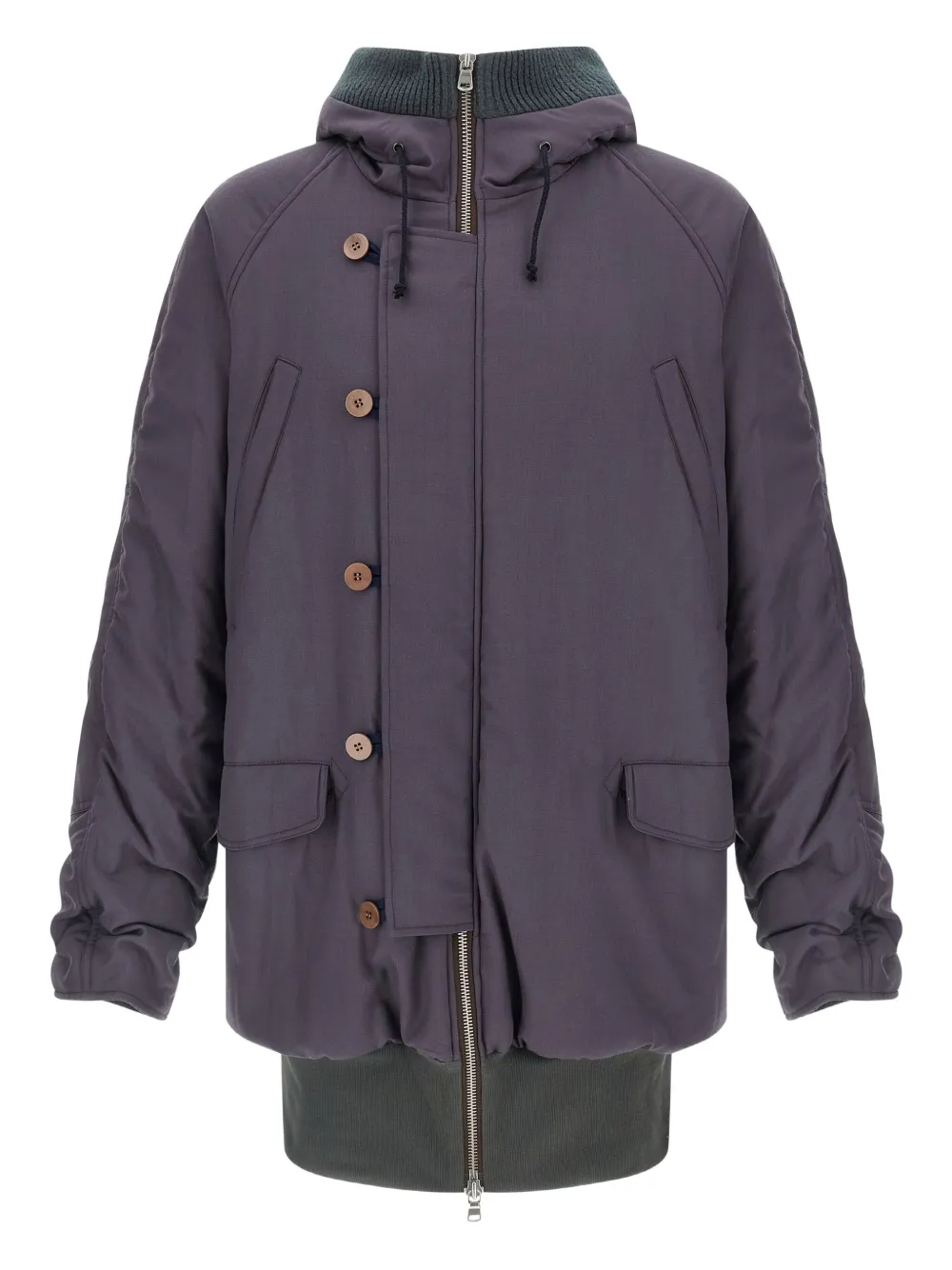 Magliano 3/4 Kenny hooded jacket | Purple | Image 1