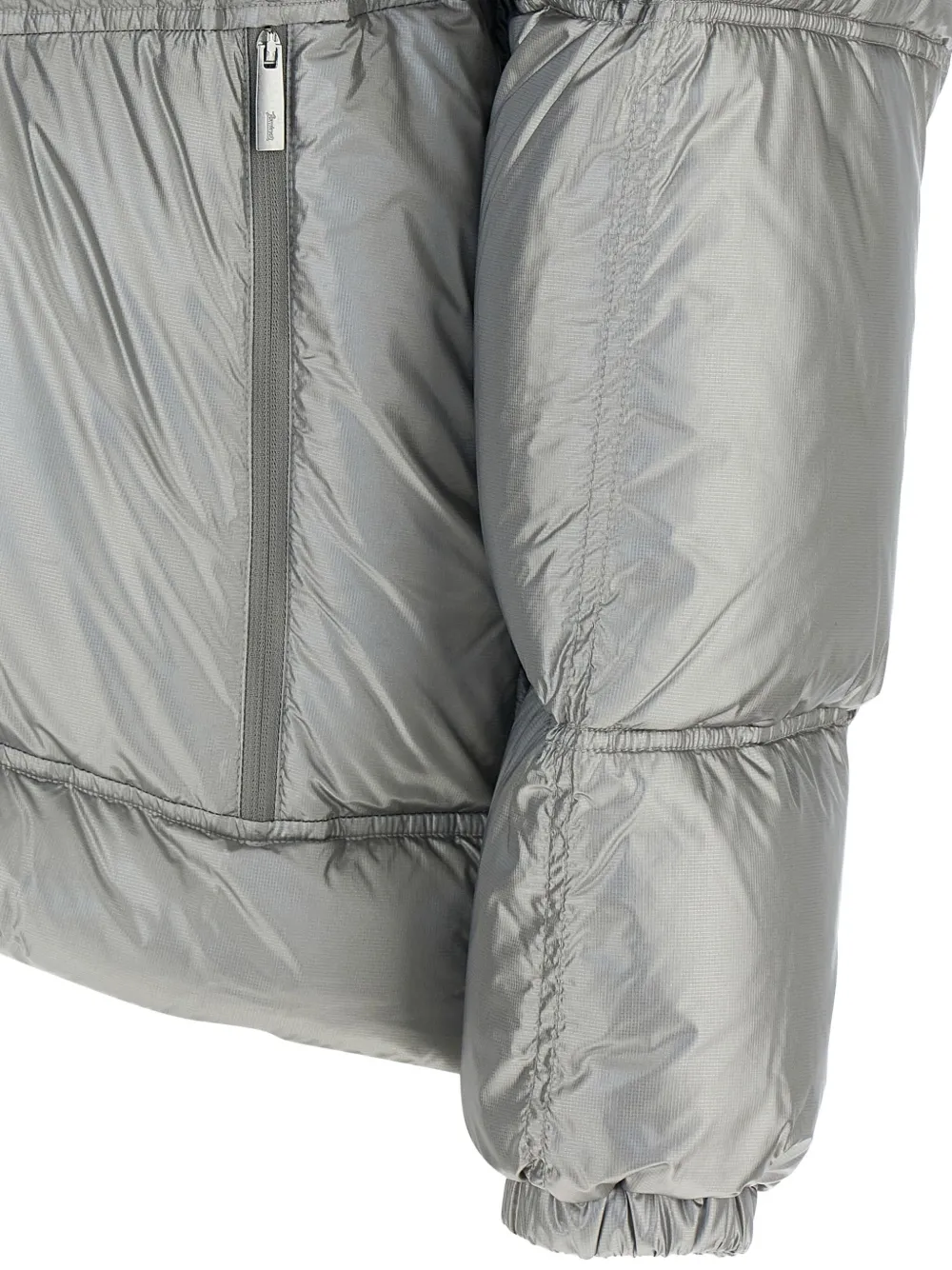 Laminar Metallic Shield Down Jacket Puffer Jackets Silver In Gray