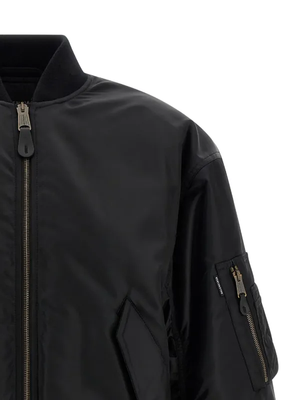 Balenciaga Standard Padded Bomber Jacket | Black | FARFETCH
