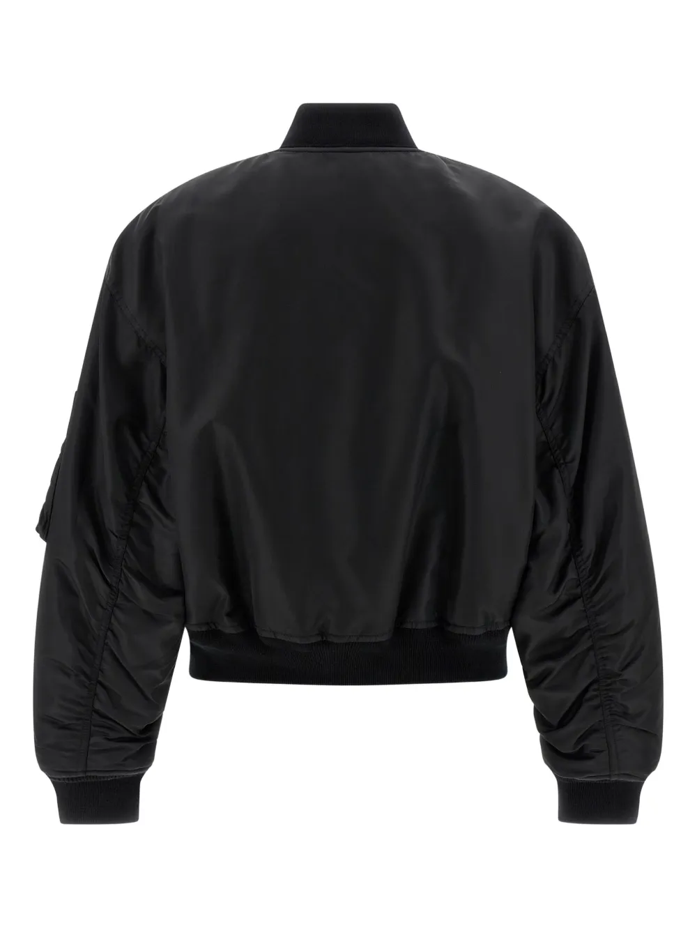 Balenciaga Standard Padded Bomber Jacket In Black