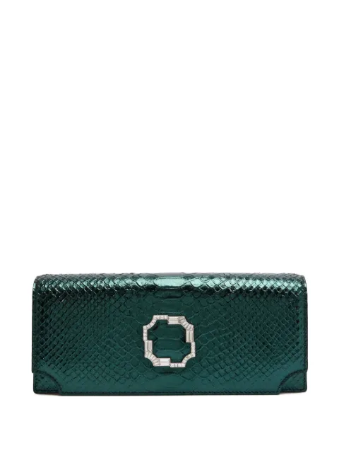Malone Souliers Clutch Vivien de couro