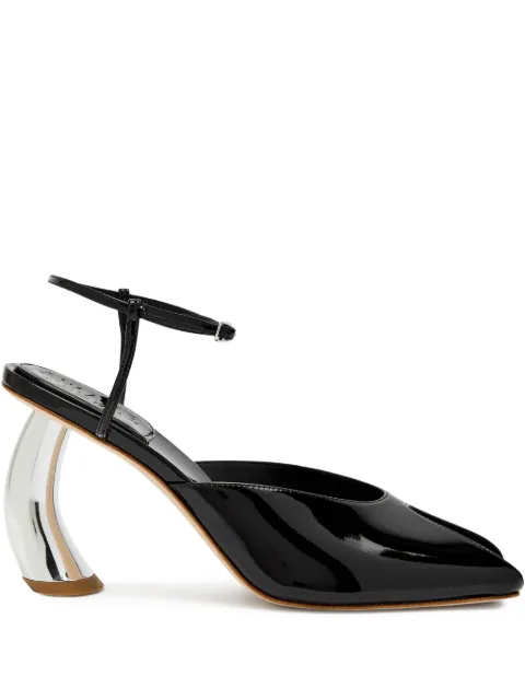 A.W.A.K.E. Mode Giustine patent sandals