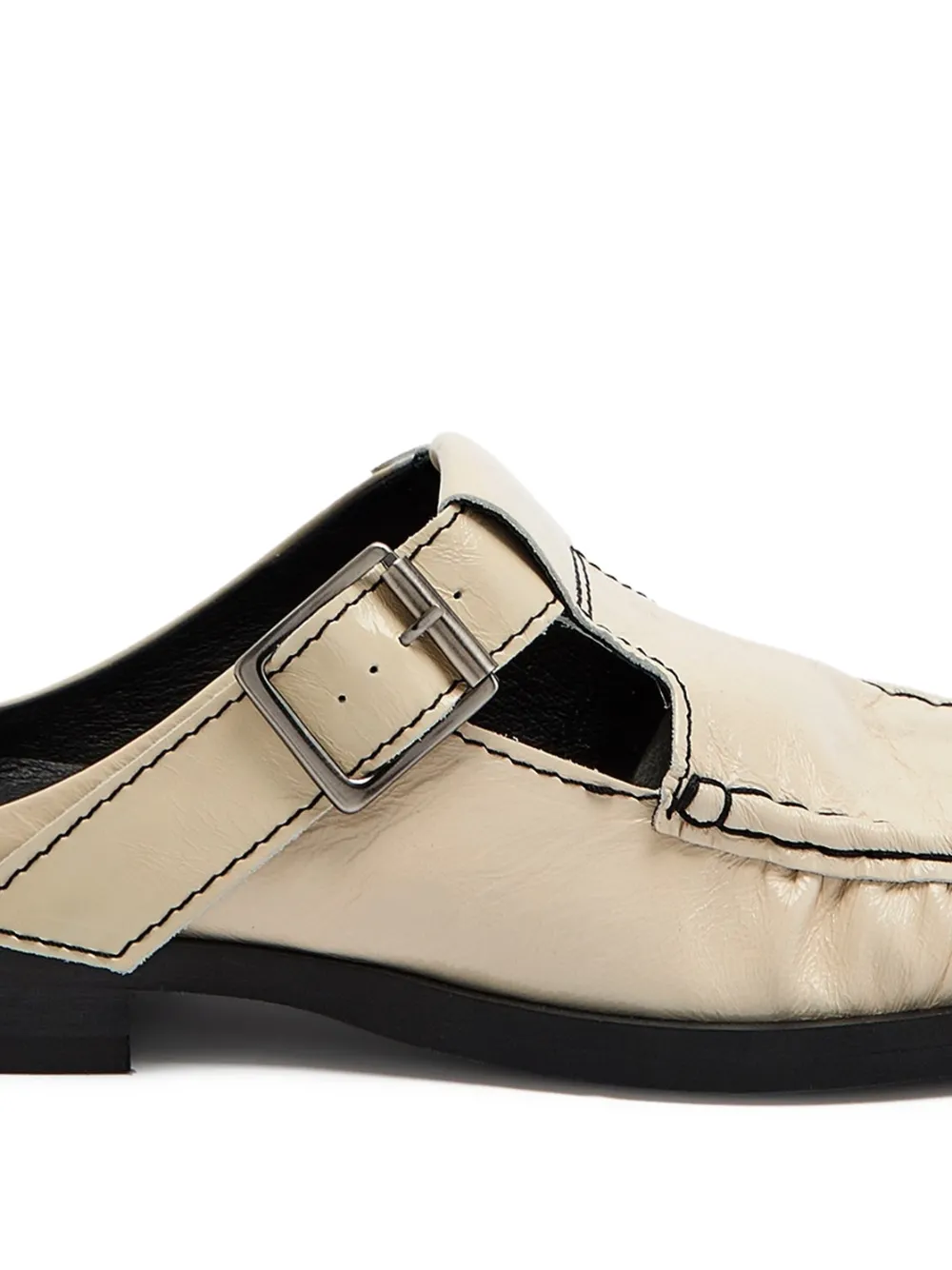  Miista Gianna Buckle Mules - Neutrals 