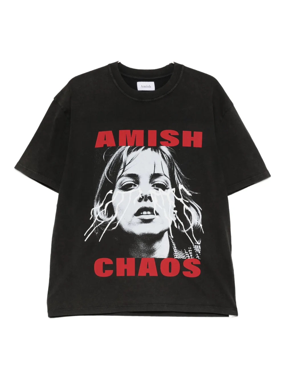 AMISH playera Caos | gris | Image 1