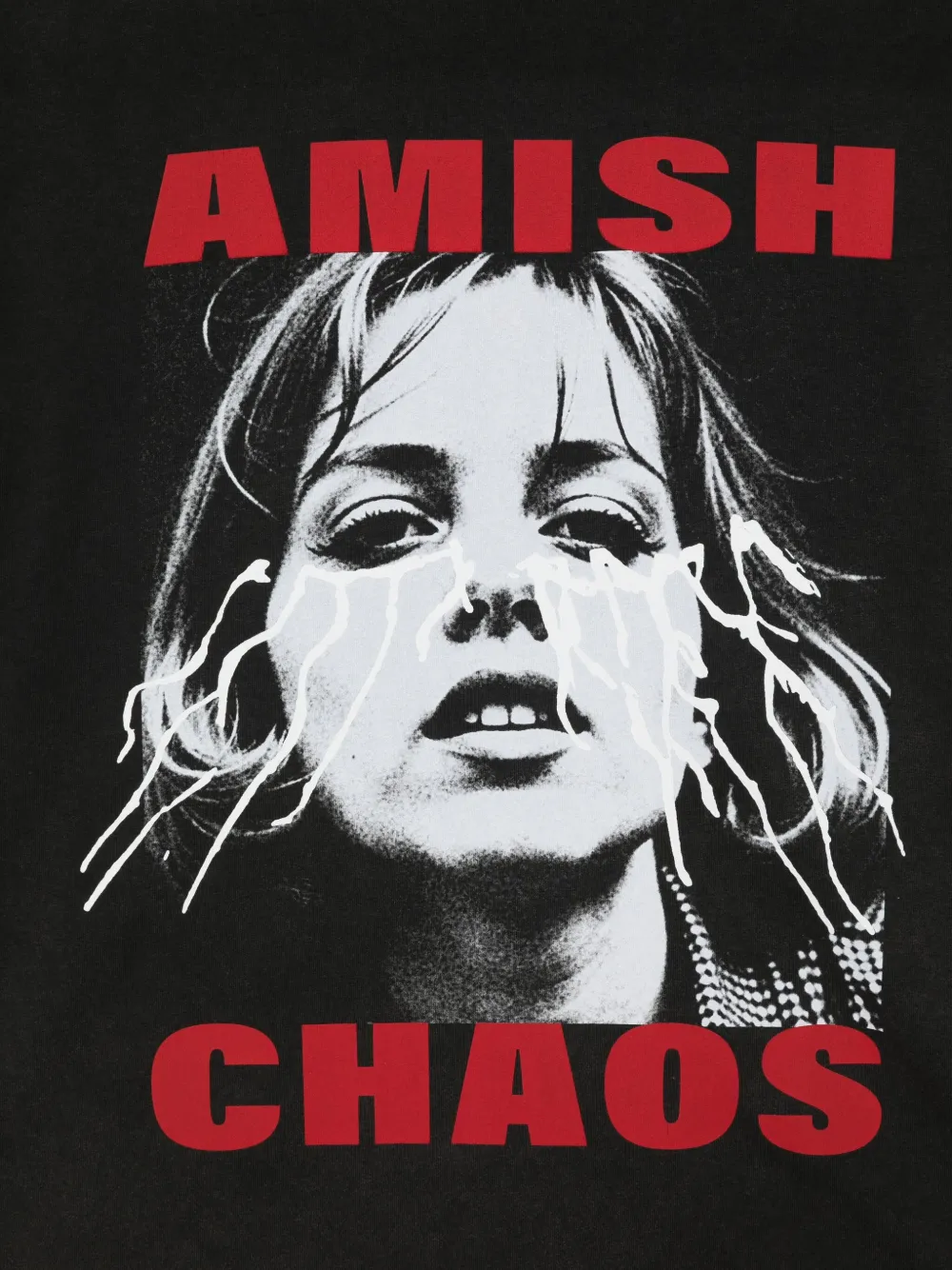 Amish Caos T-shirt In Black
