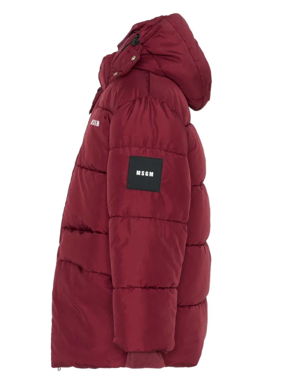 MSGM Kids Donsjas met capuchon Rood