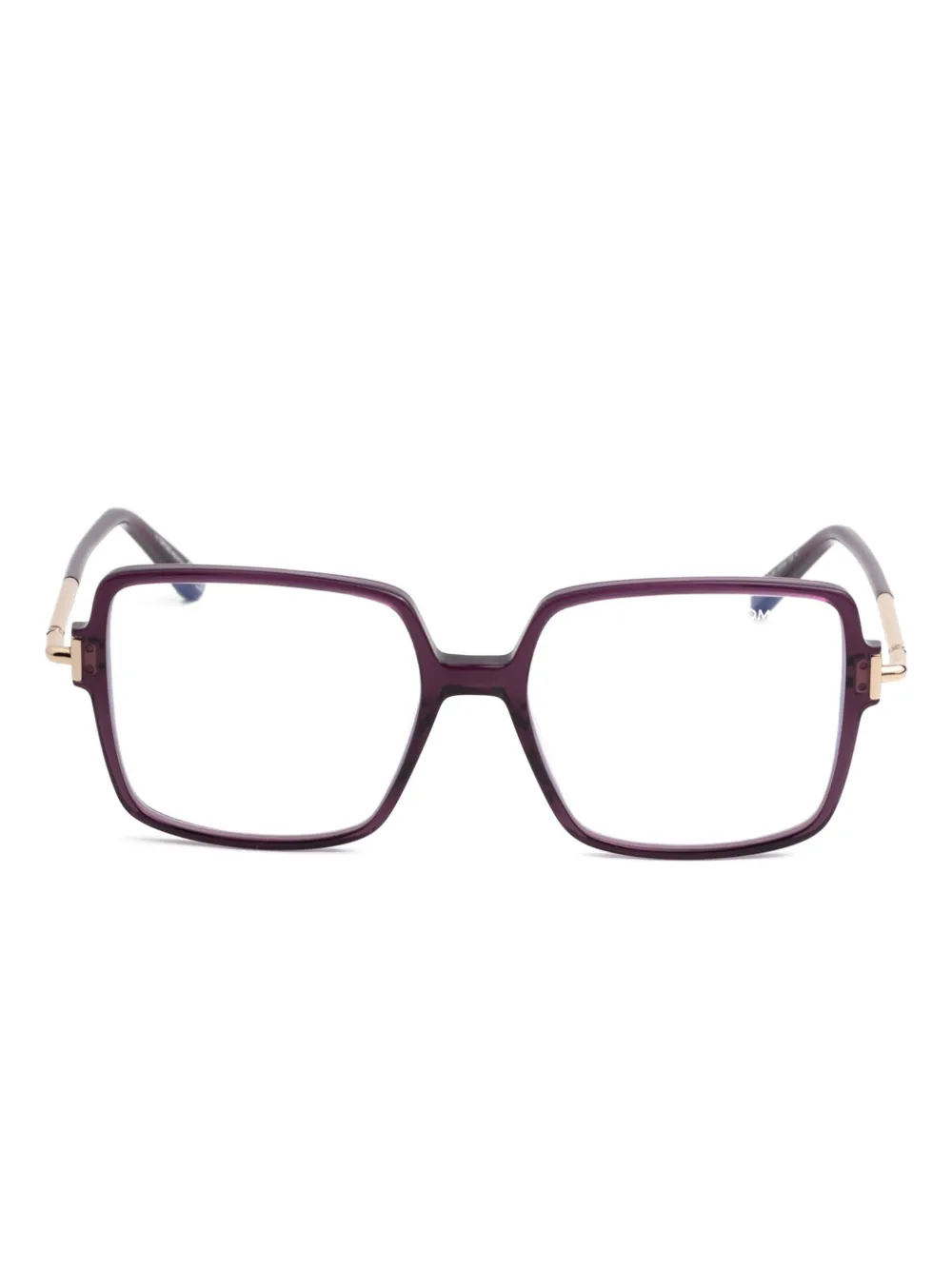 Tom Ford Square-frame Glasses In Purple