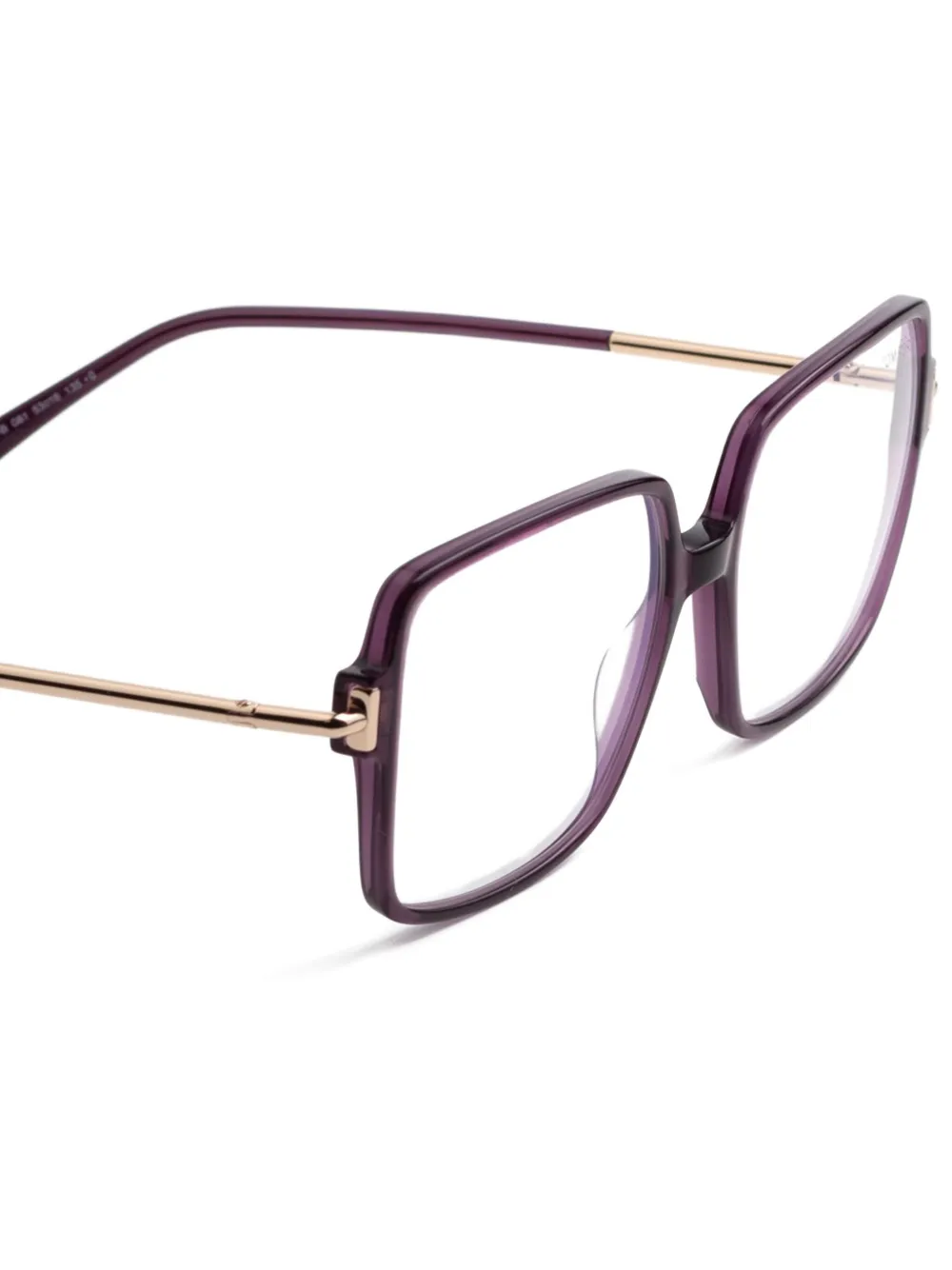 Tom Ford Square-frame Glasses In Purple