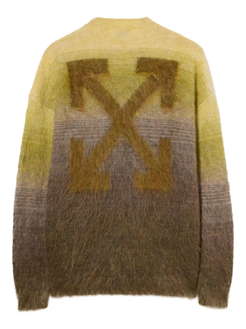 Off-White arrow gradient crewneck sweater | Knitted Sweaters | Image 2