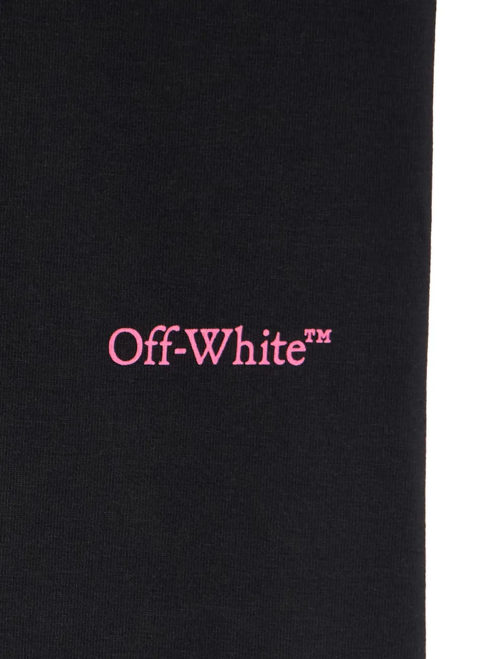 Off-White Kids Legging met logoband Zwart
