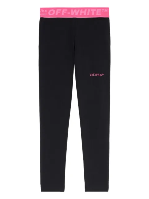 Off-White Kids logo-waistband leggings