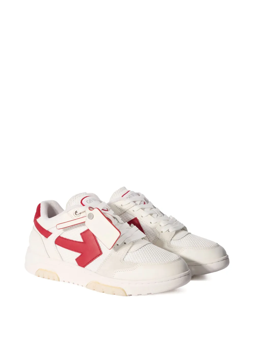 Off-White Out Of Office Slim sneakers met Arrow-patroon Wit