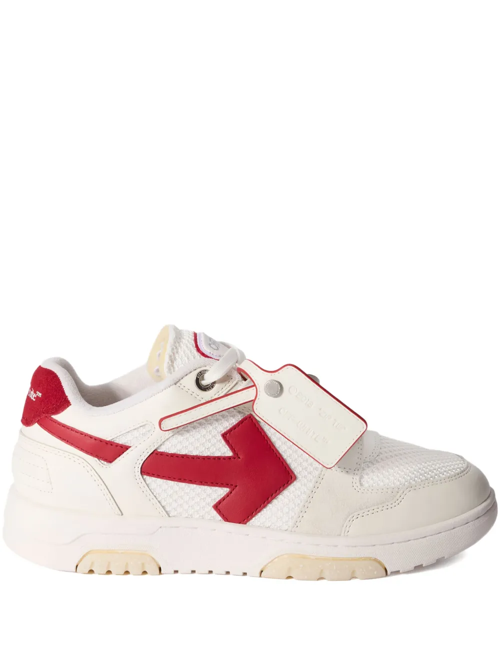 Off-White Out Of Office Slim sneakers met Arrow-patroon Wit