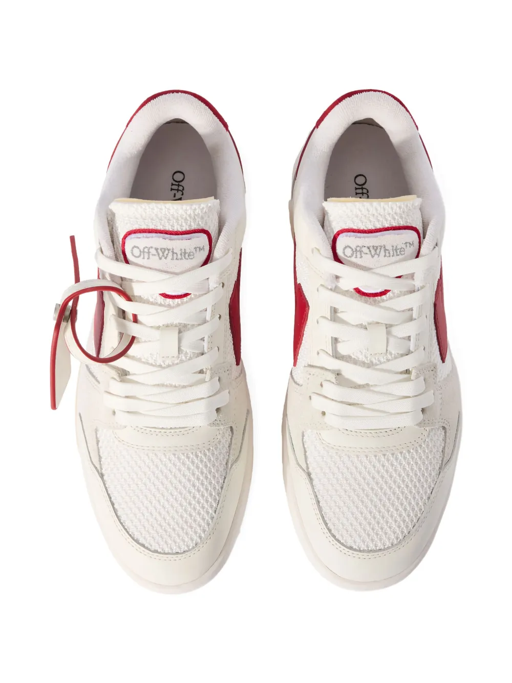 Off-White Out Of Office Slim sneakers met Arrow-patroon Wit