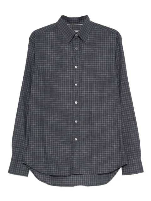 Canali checked shirt