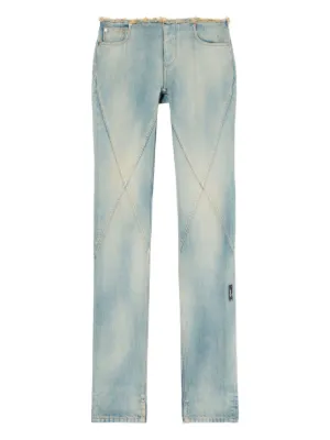 Off-White Meteor カットアウト ジーンズ | グレー | FARFETCH JP