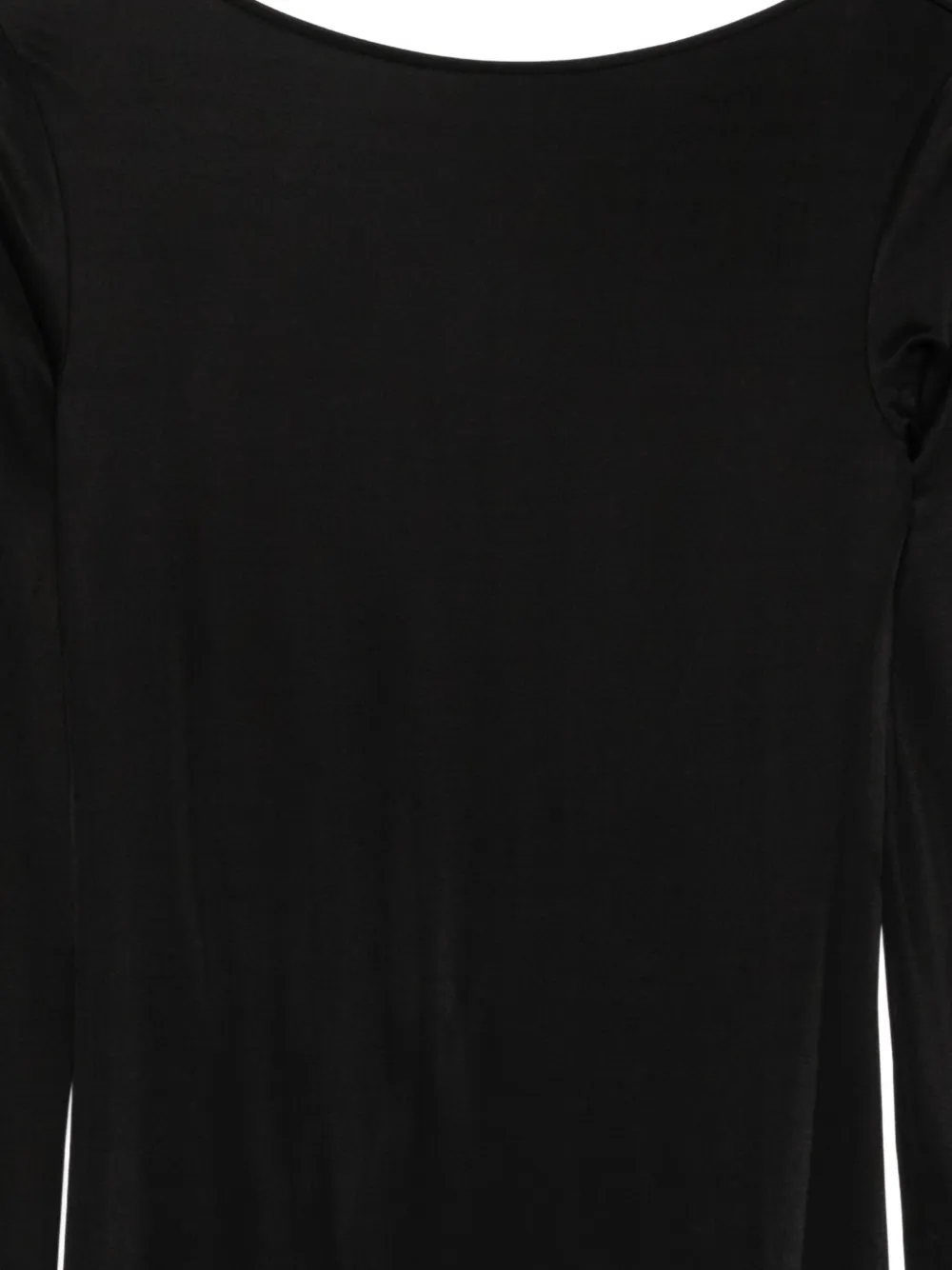 Filippa K Jersey midi-jurk met lage rug Zwart