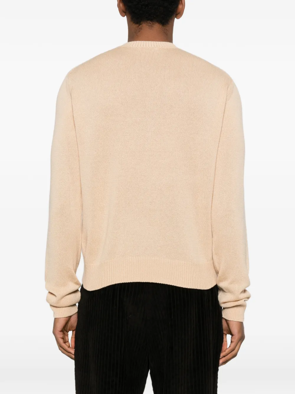 Auralee Crew-neck Sweater In Neutral