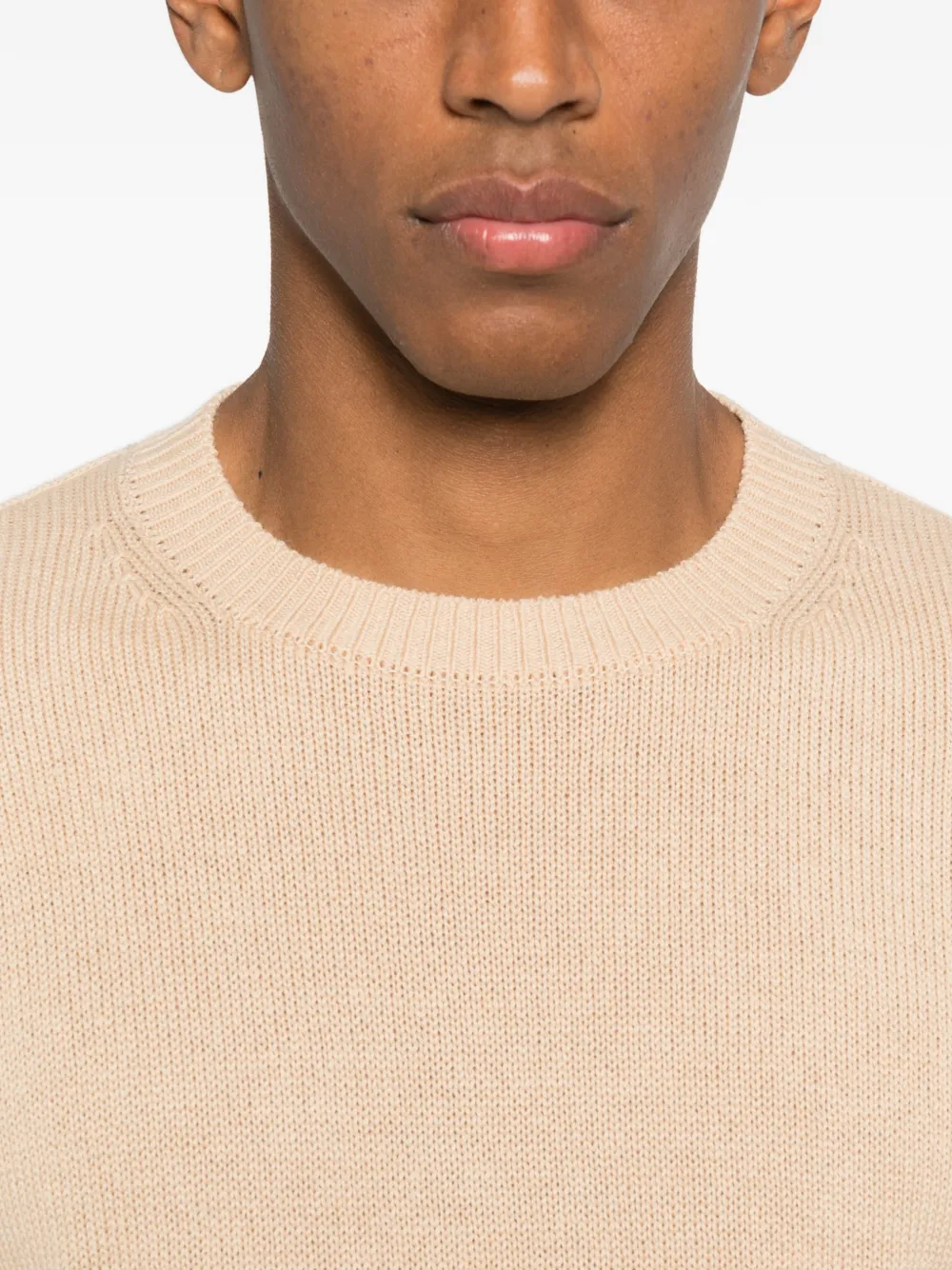 Auralee Crew-neck Sweater In Neutral