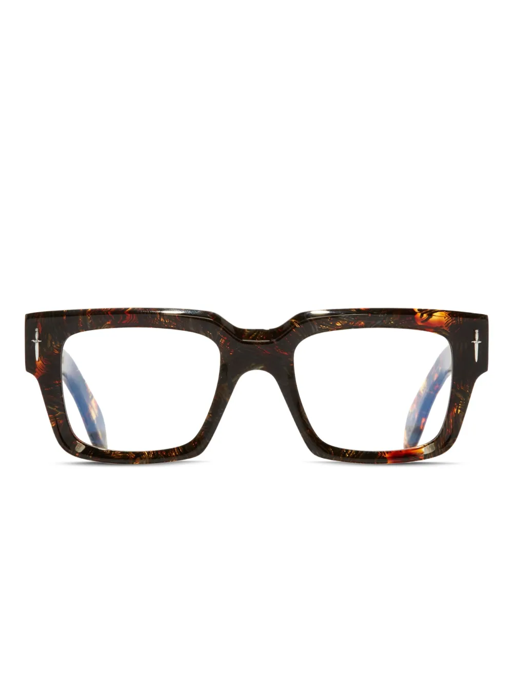 Cutler And Gross X The Great Frog Square-frame Glasses In Brown
