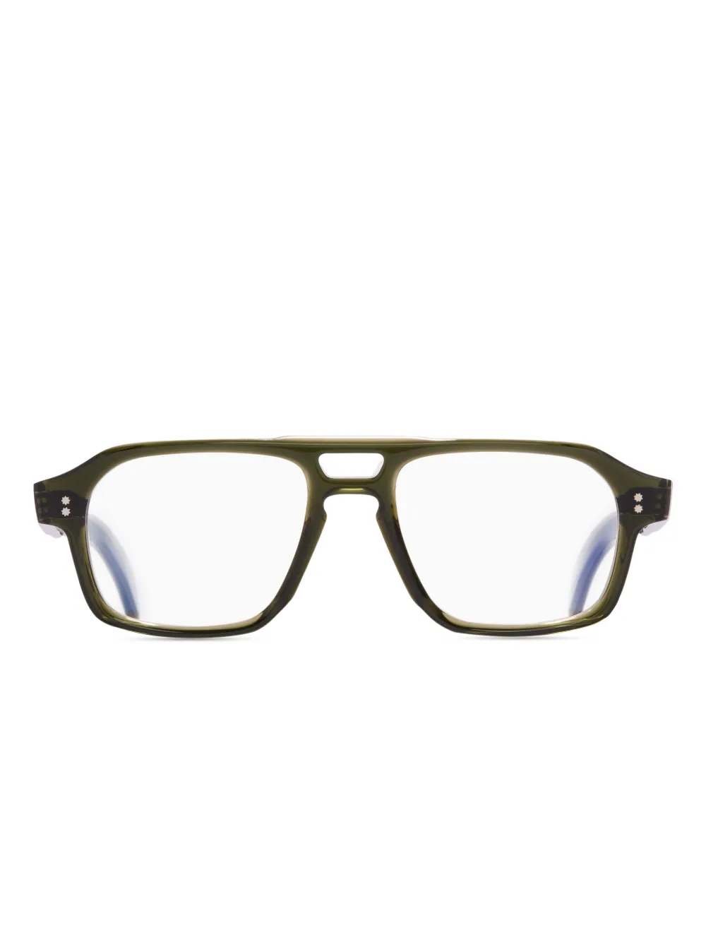 Cutler And Gross Pilot-frame Glasses In Green