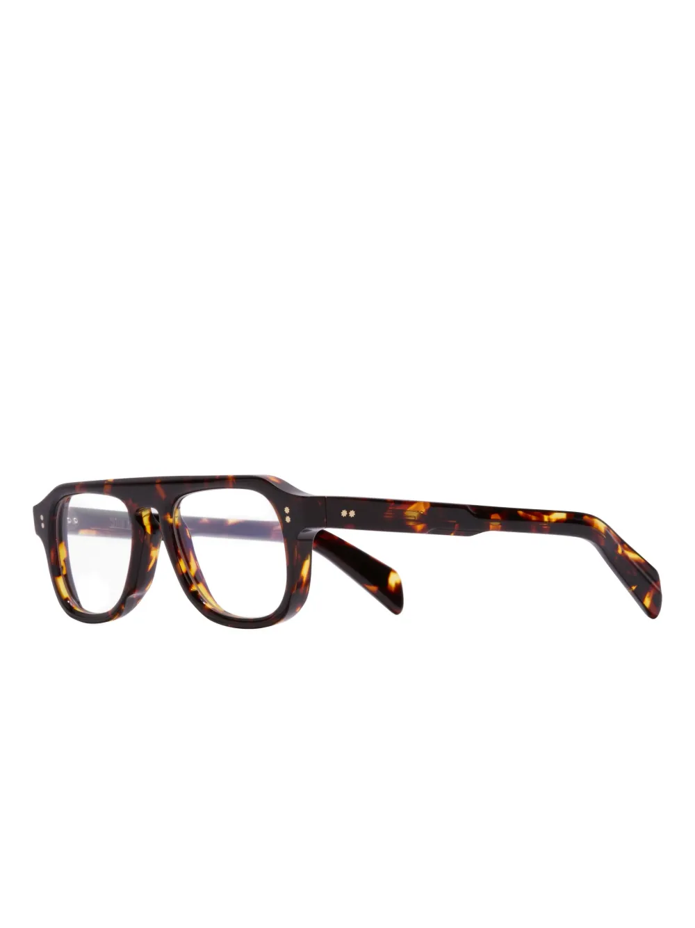 Cutler And Gross Geometric-frame Glasses In Brown