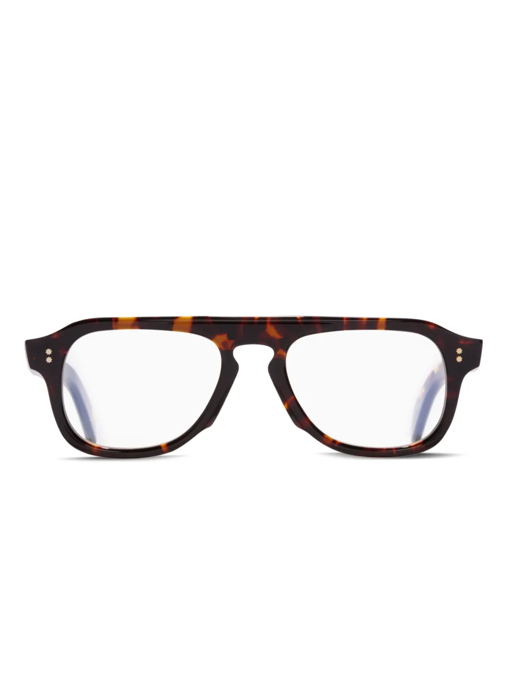 Cutler And Gross Geometric-frame Glasses In Brown