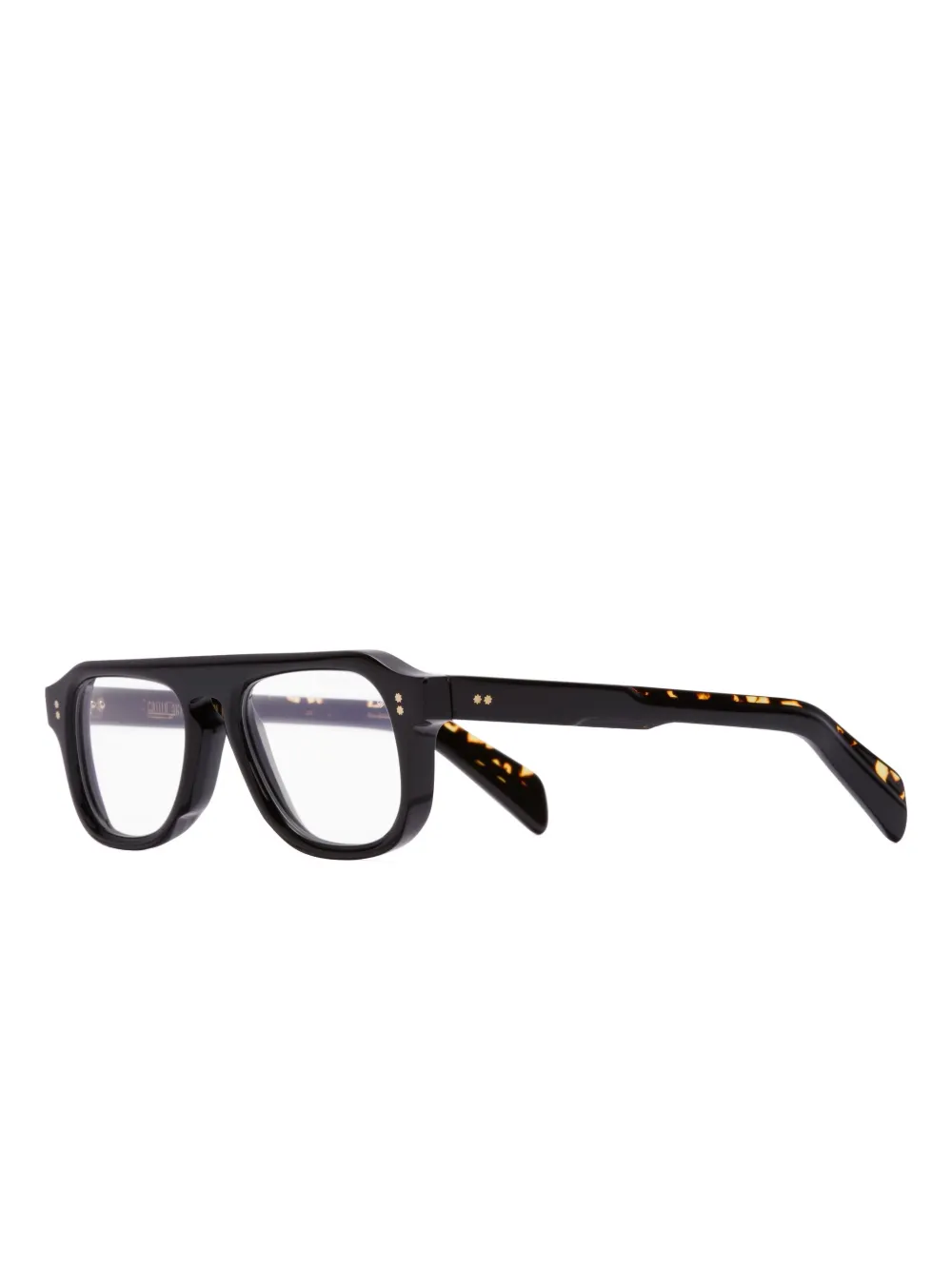 Cutler And Gross Round-frame Glasses In Black