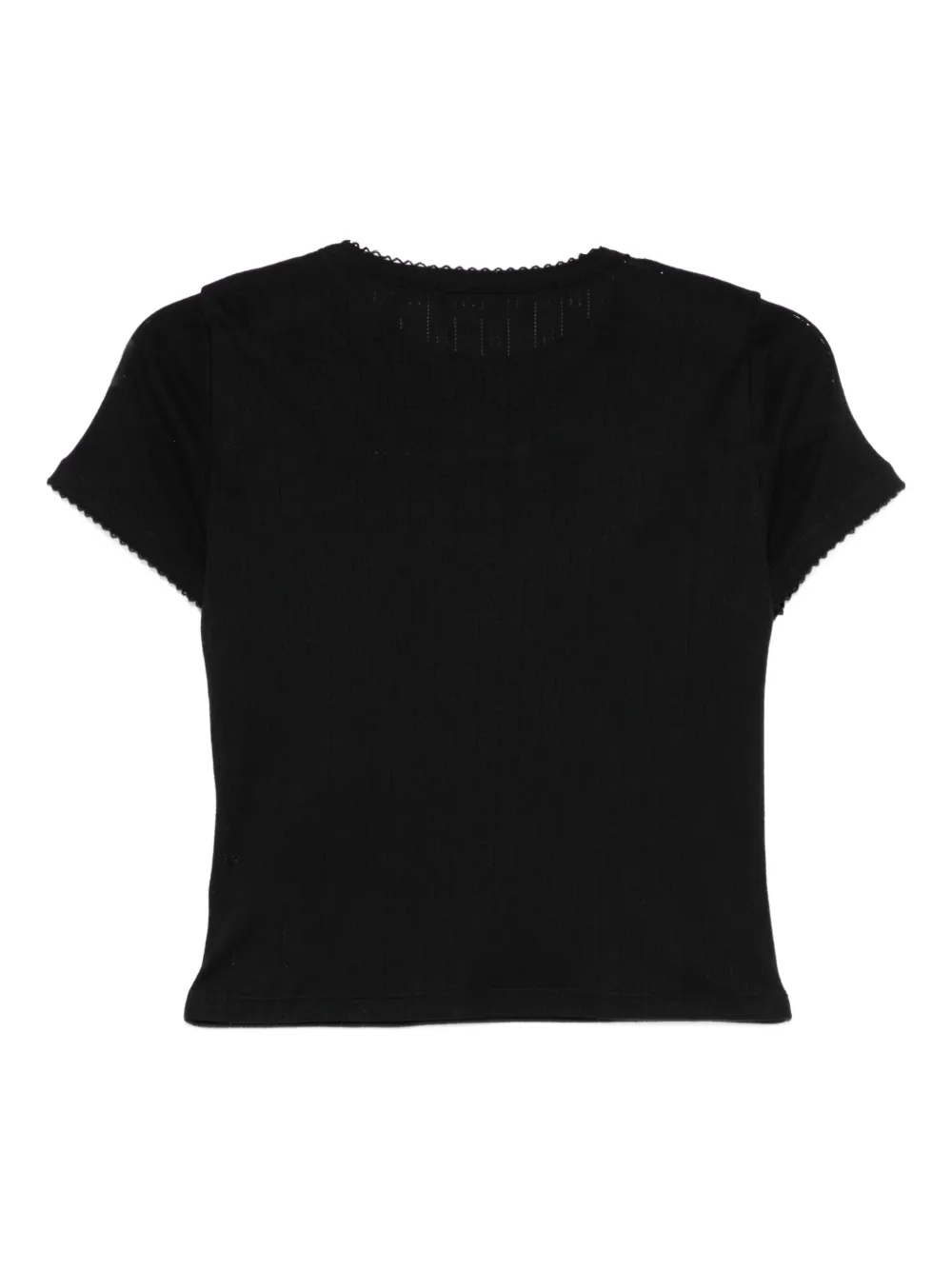 ROTATE BIRGER CHRISTENSEN pointelle T-shirt | T-Shirts & Jersey Shirts | Image 2