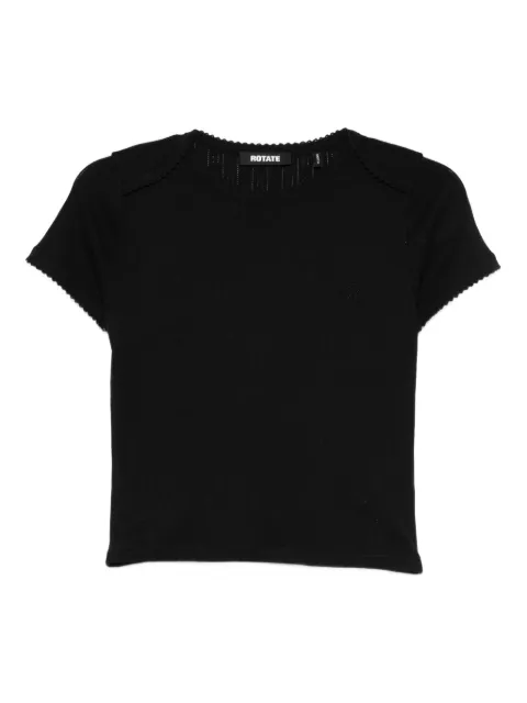 ROTATE BIRGER CHRISTENSEN pointelle T-shirt
