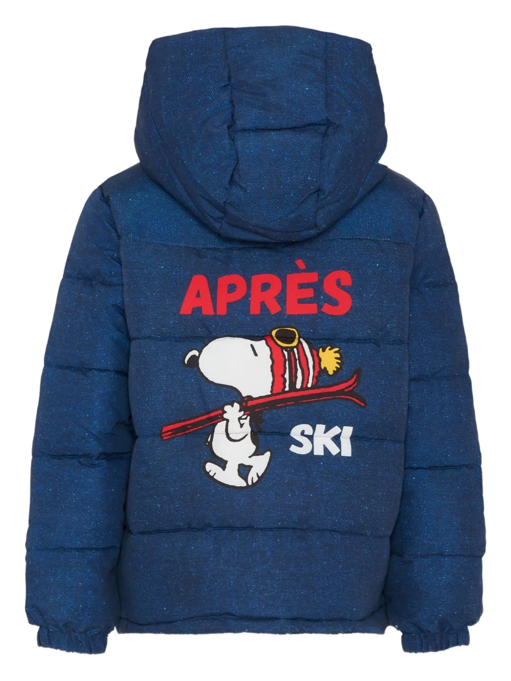 Mc2 Saint Barth Baxter Snoopy-print Padded Jacket In Blue