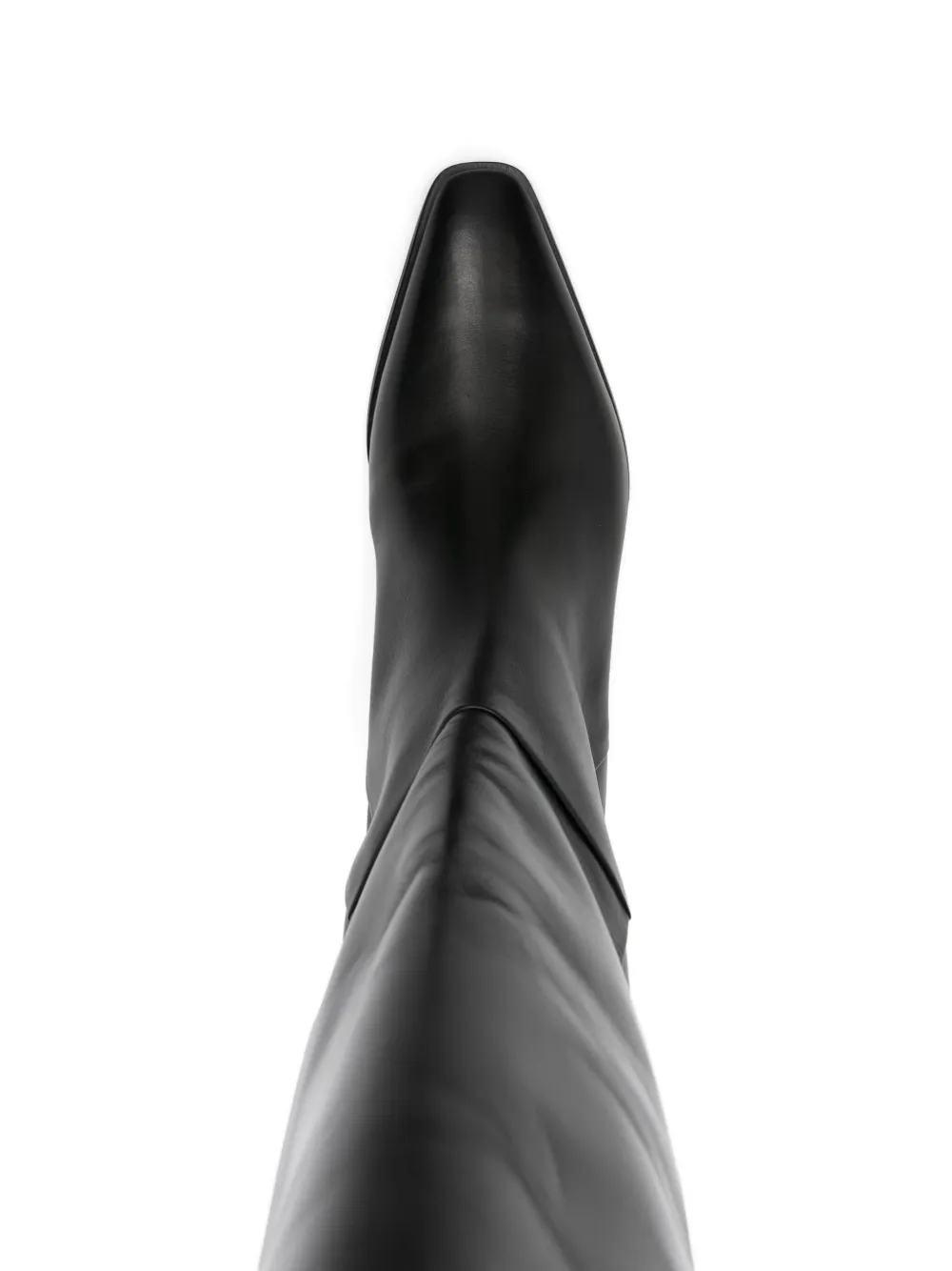 Aeyde 40mm Medea Leather Boots In Black