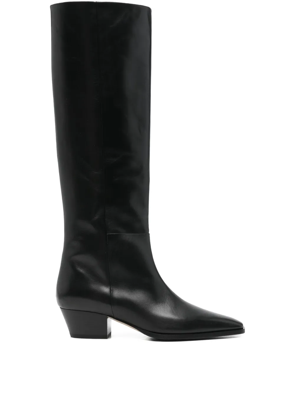 Aeyde 40mm Medea Leather Boots In Black