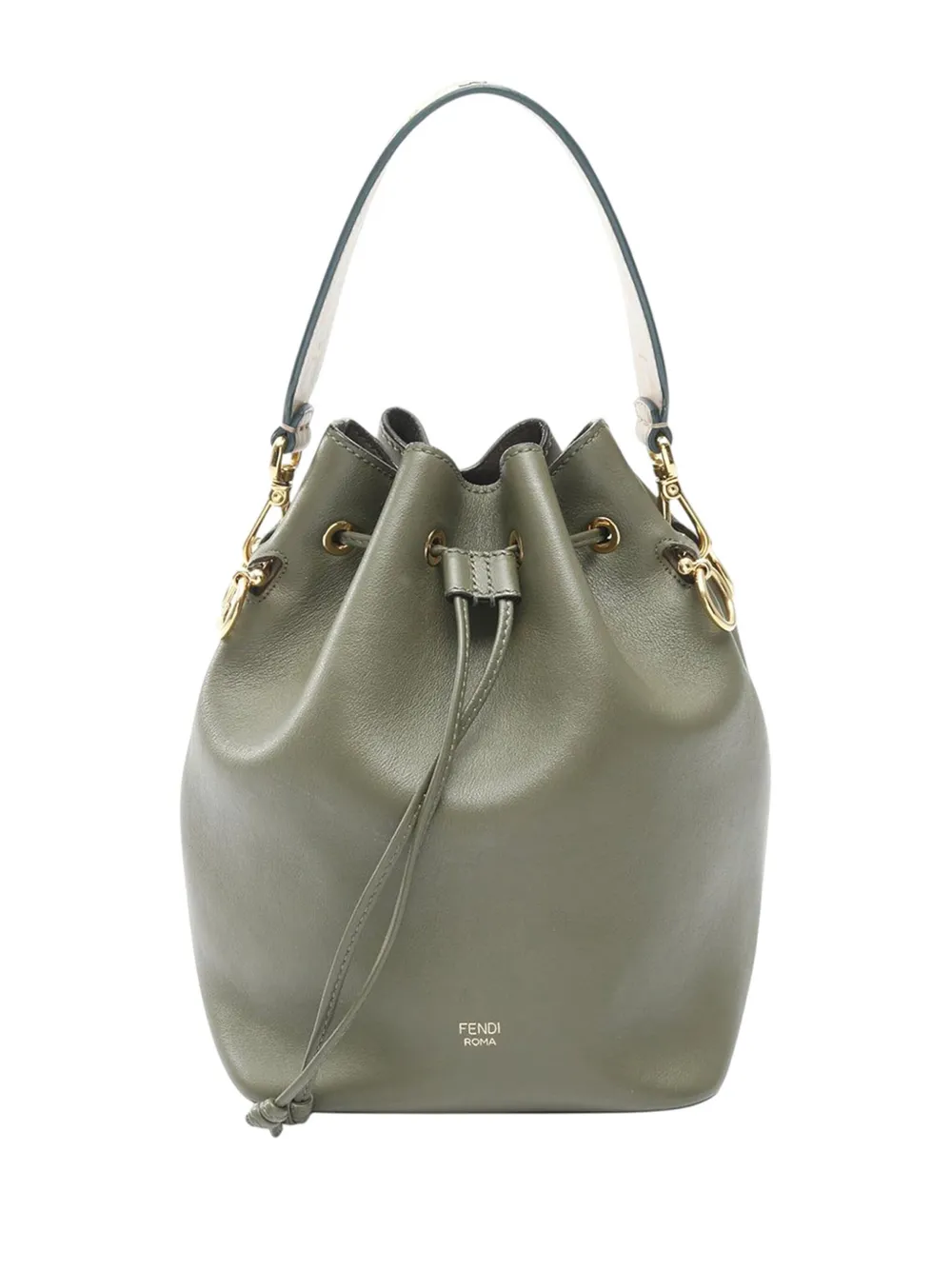 Fendi Pre-Owned 2018-2025 Leather Mon Tresor Bucket Bag satchel - ブラウン Fendi Pre-Owned 2018-2025 Leather Mon Tresor Bucket Bag satchel - ブラウン
