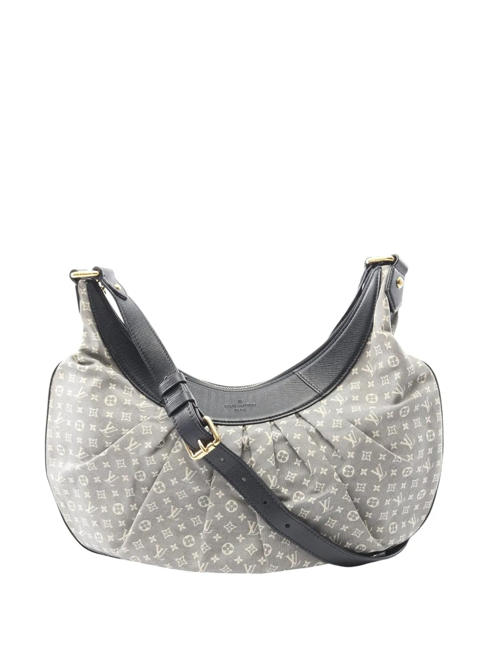 Pre-owned Louis Vuitton 2010 Monogram Idylle Rhapsodie Mm Crossbody Bag In Gray
