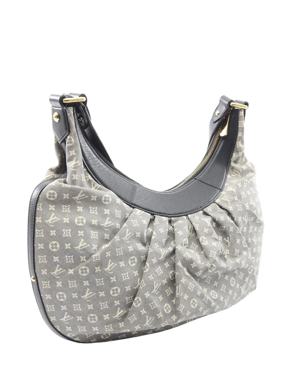 Pre-owned Louis Vuitton 2010 Monogram Idylle Rhapsodie Mm Crossbody Bag In Gray