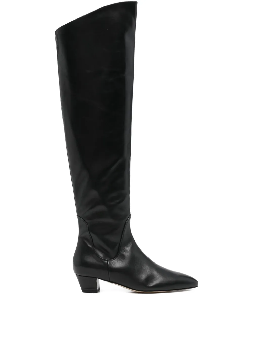 Aeyde 35mm Yonda Leather Boots In Black