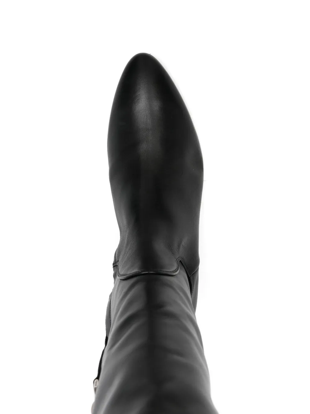 Aeyde 35mm Yonda Leather Boots In Black